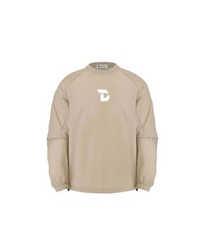 코트 트레이닝 윈드브레이커 피스테-베이지