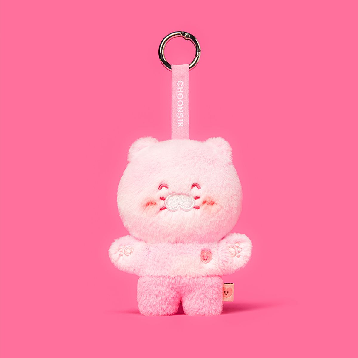 카카오프렌즈(KAKAO FRIENDS) 감정춘 설렘 분홍 키링인형_ 춘식이