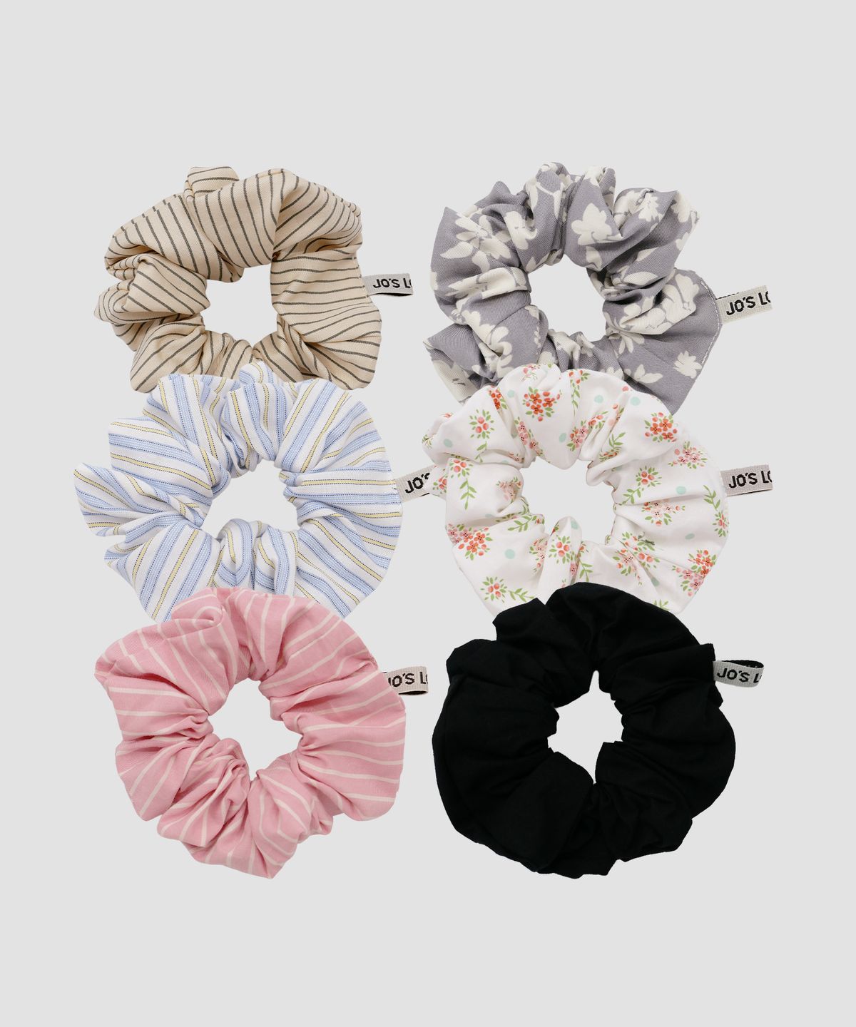 조스라운지(JO'S LOUNGE) Mini Doughnut Scrunchie (Set of 3) 11