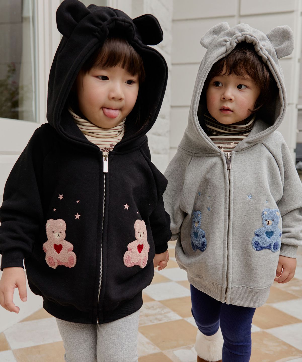 베보리앙(BEBOLIEN) 하트 베보 집업후드(OT25503)