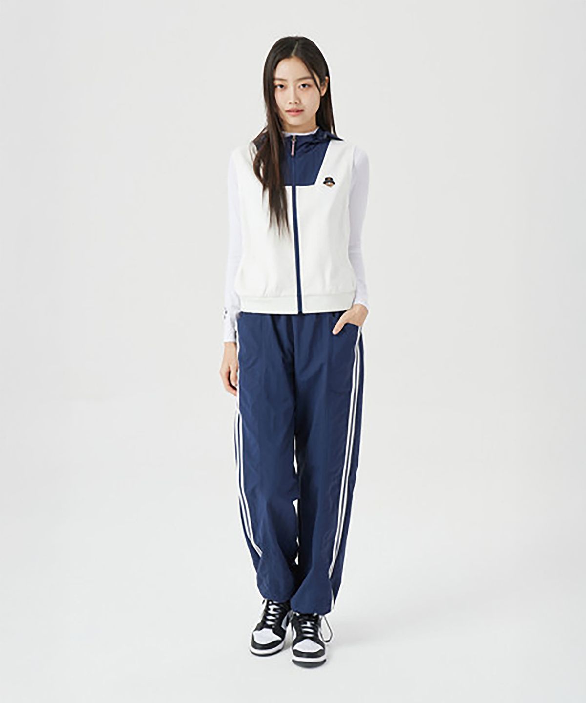 골든베어(GOLDEN BEAR) (W) Side taped Woven Pants  G5PAM26111NYX