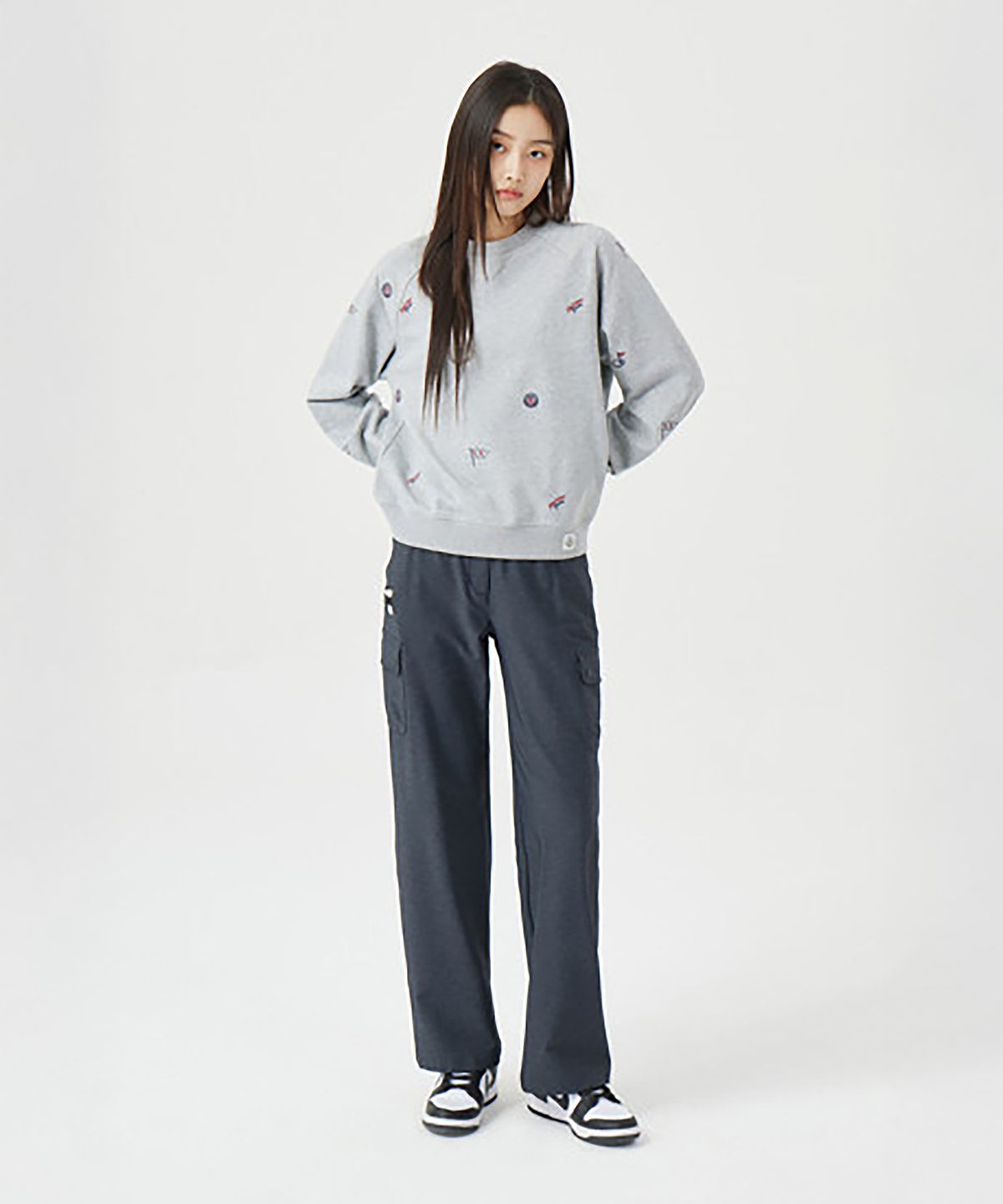 골든베어(GOLDEN BEAR) (W) Semi Wide Pants G5PAM26101NYX