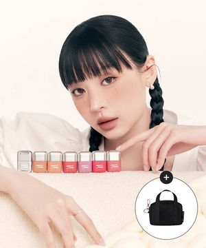 [6SET]블러 핏 틴트 미니(6colors)(+블랙 키링 파우치)