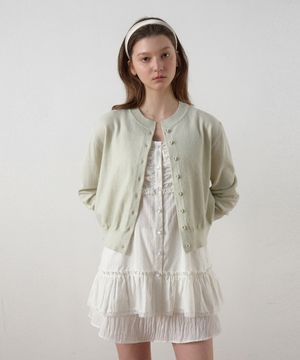 [26SS Ver.] 에센셜 라운드 가디건_Mint