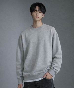 Compose 맨투맨 (MVLS001) 멜란지그레이