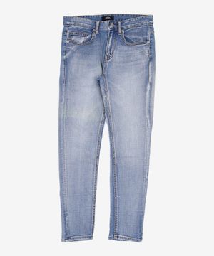 [쿨탠다드] 슬림 크롭 데님 팬츠 [라이트 인디고] 28