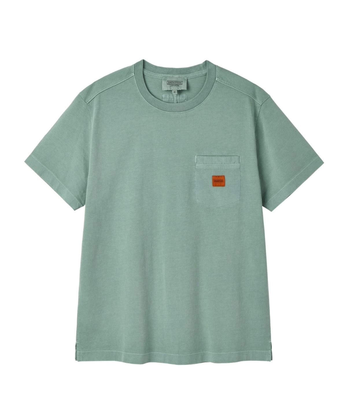 브롬톤 런던(BROMPTON LONDON) PIGMENT DYEING HALF SLEEVE T-SHIRT - MINT (P265UTS430)