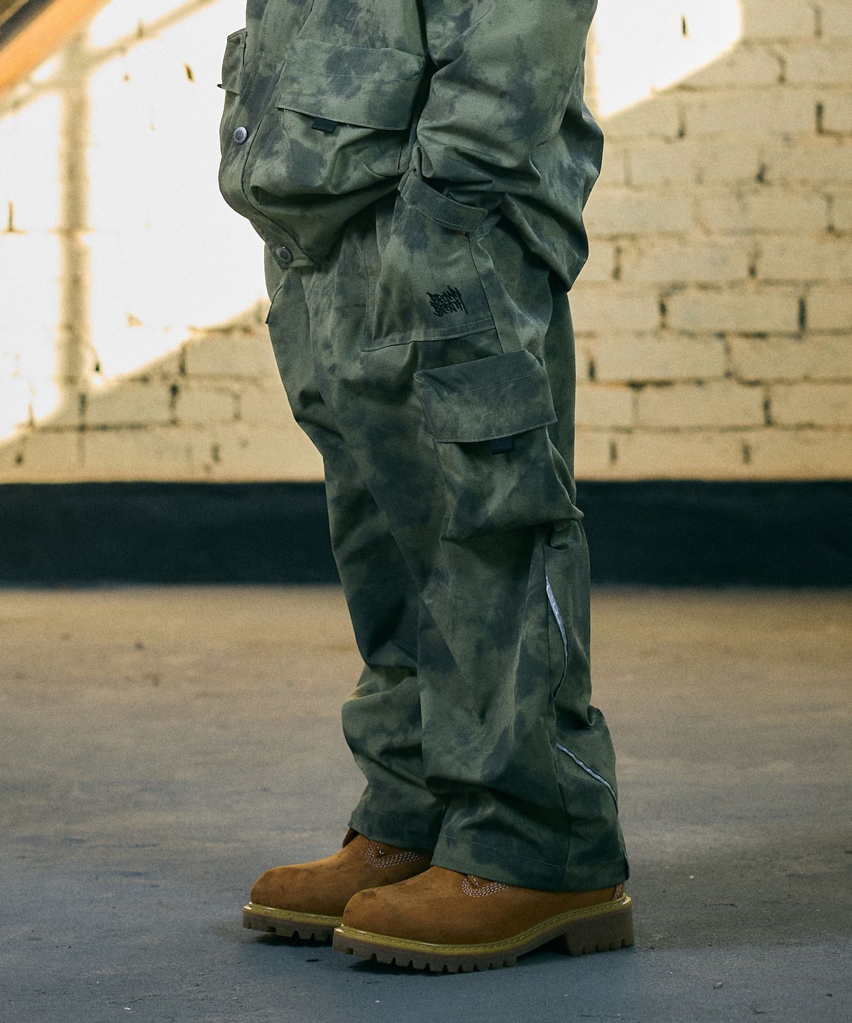 브라운브레스 키즈(BROWNBREATH KIDS) KIDS TAG UTILITY PANTS - KHAKI