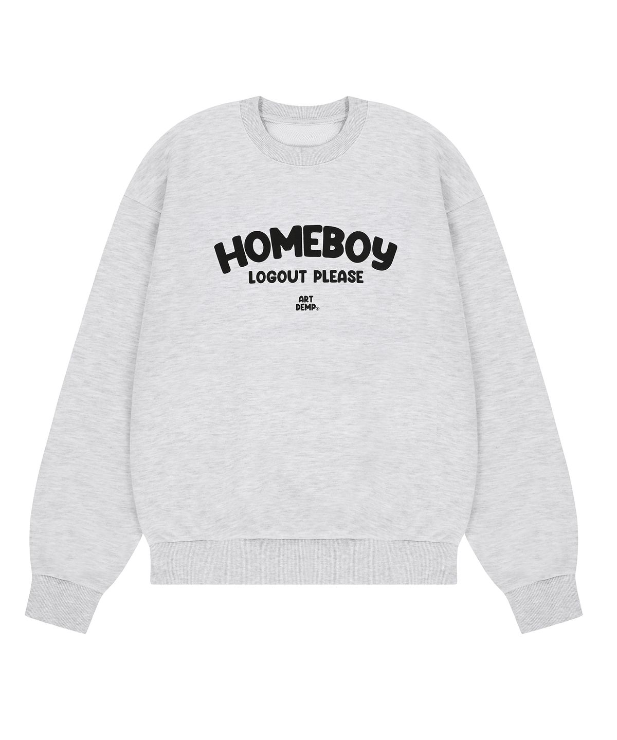 아트뎀프(ARTDEMP) 아트템프 기모 맨투맨 HOMEBOY SWEATSHIRTS (MELANGE)