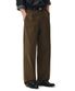 Officer Semi Wide Pants DCPT069Brown