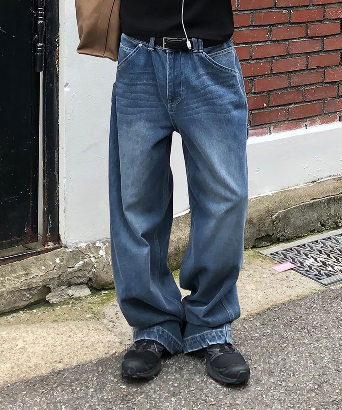 데케트(DECET) Painter Wide Pants DCPT070Blue
