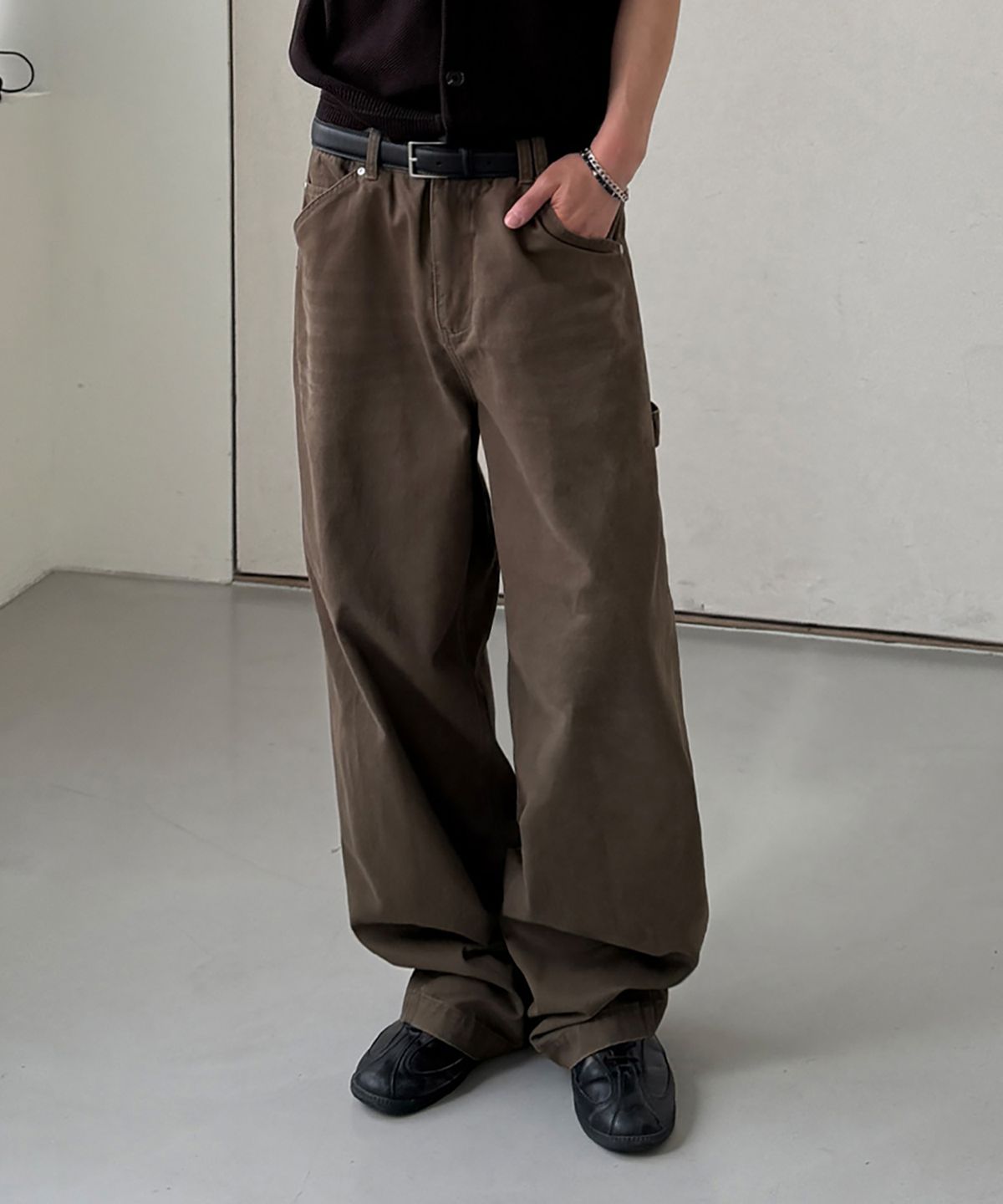데케트(DECET) Painter Wide Pants DCPT070Olive