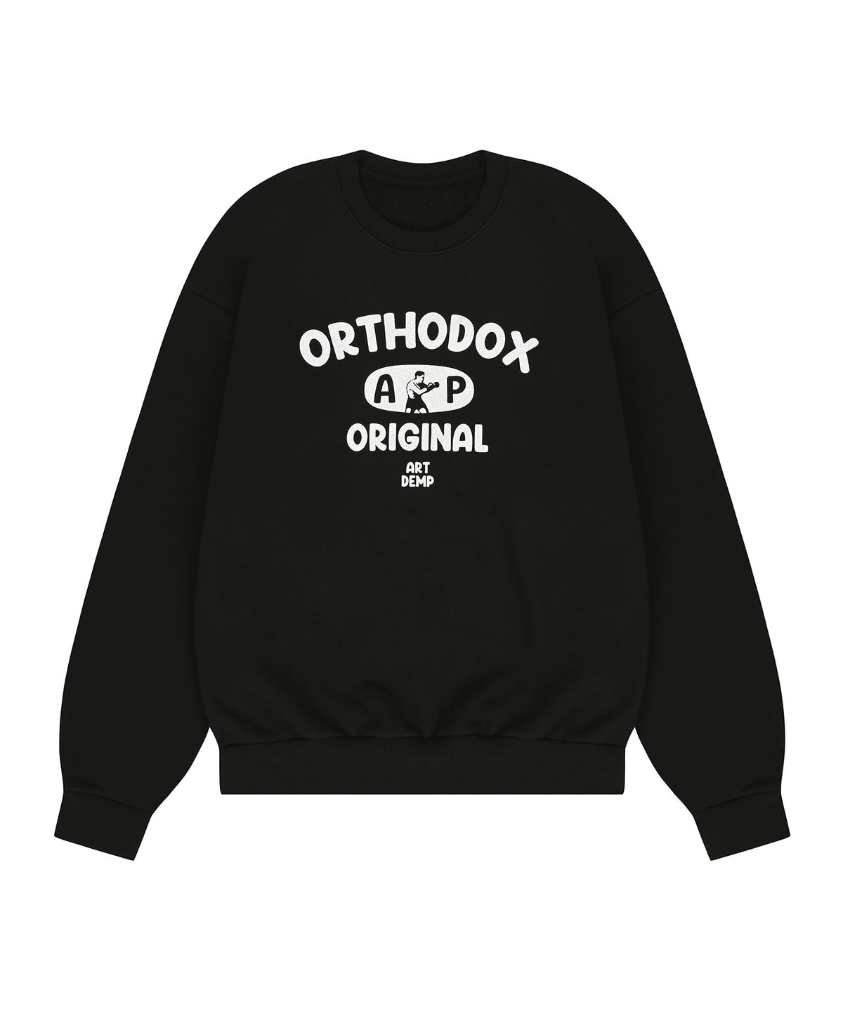 아트뎀프(ARTDEMP) 아트템프 기모 맨투맨 ORTHODOX SWEATSHIRTS (BLACK)