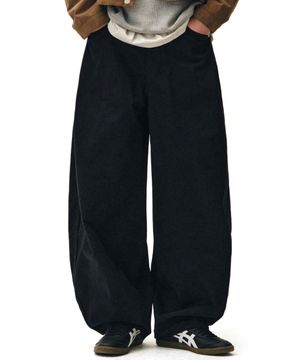 Barrel Wide Leg Pants DCPT071Black