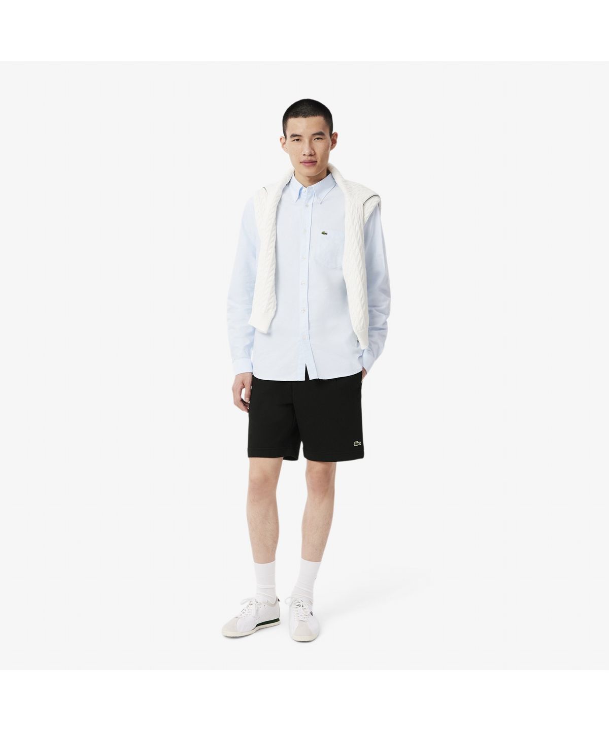 라코스테(LACOSTE) 남성 NON BRUSHED 밴딩 쇼츠 GH9860-55G 031