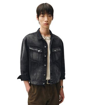 Denim Trucker Jacket DCJK004Black