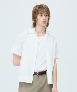 그라프체크 하프 셔츠