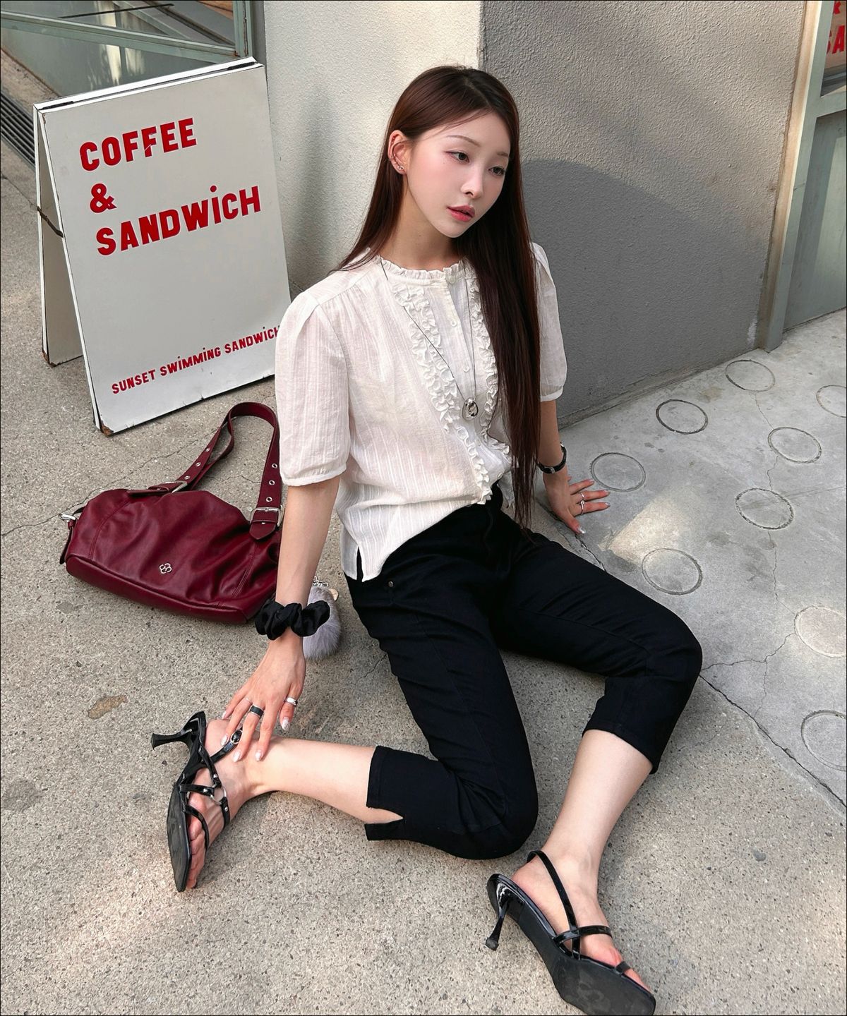미쏘(MIXXO) 카프리 팬츠_MIWTHG316G MIWTHG516B MIWTHG90QB