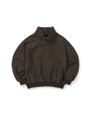 Bean wool pullover / Brown