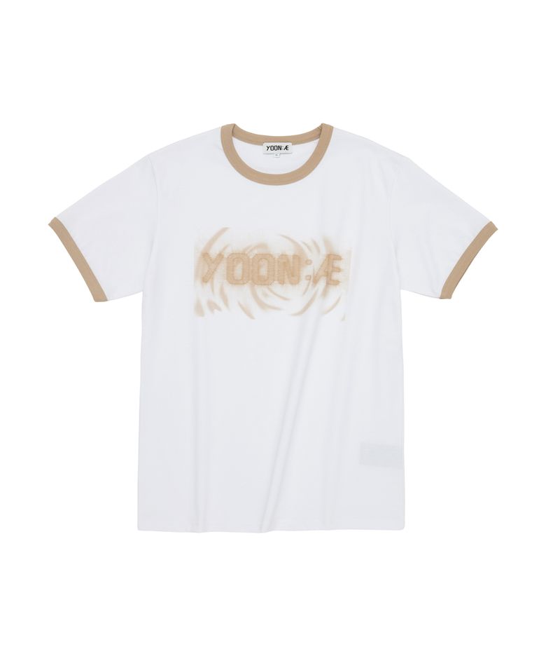 Yoon:AE Logo Ringer T-Shirt (Beige)