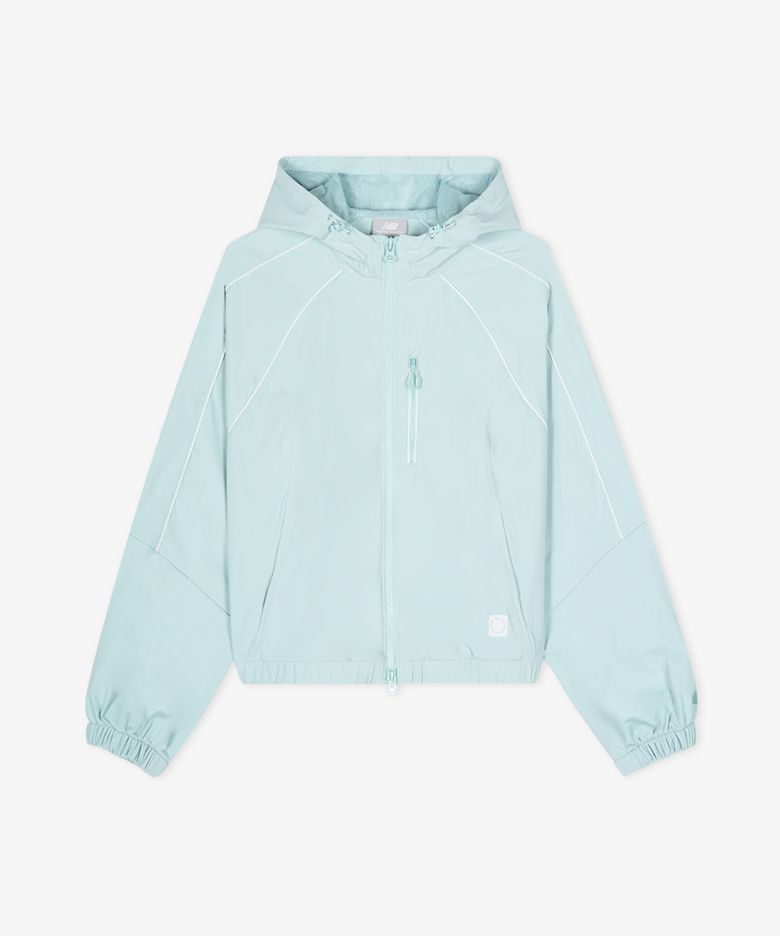 NBNAG2W312 / WOMEN 트랙 후드 우븐 자켓 (LIGHT BLUE)
