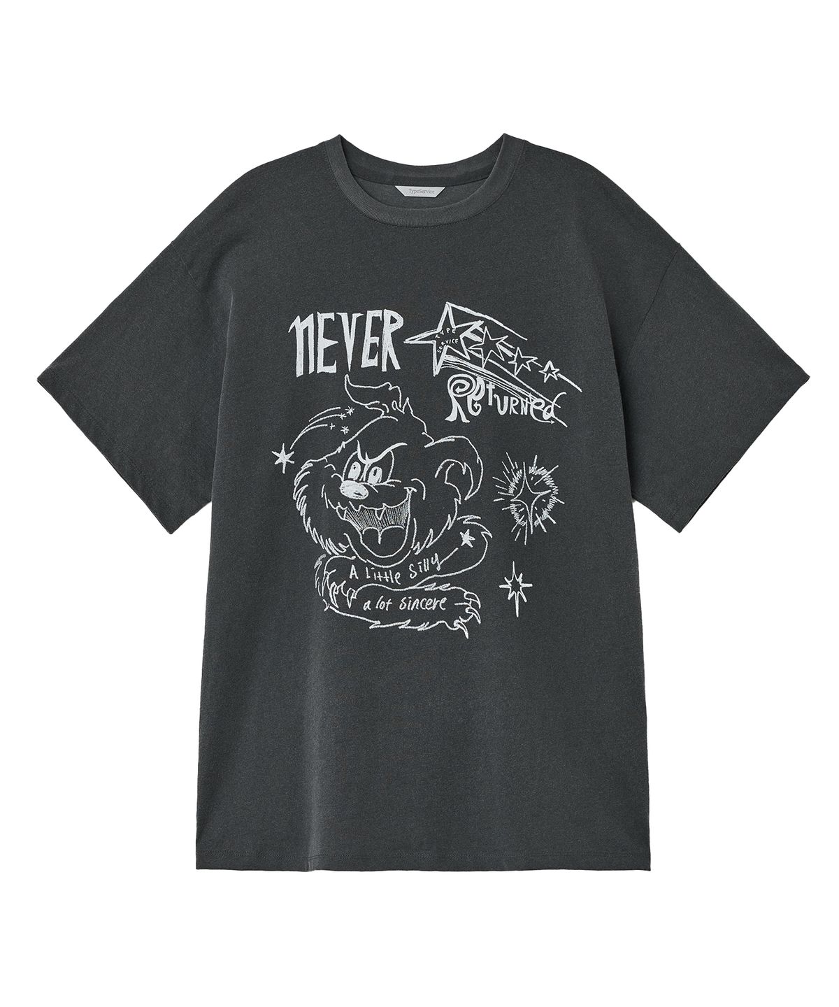 타입서비스(TYPESERVICE) Never Return Top [Charcoal]