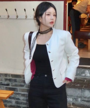 라운드 트위드자켓_MIWJKG32PB