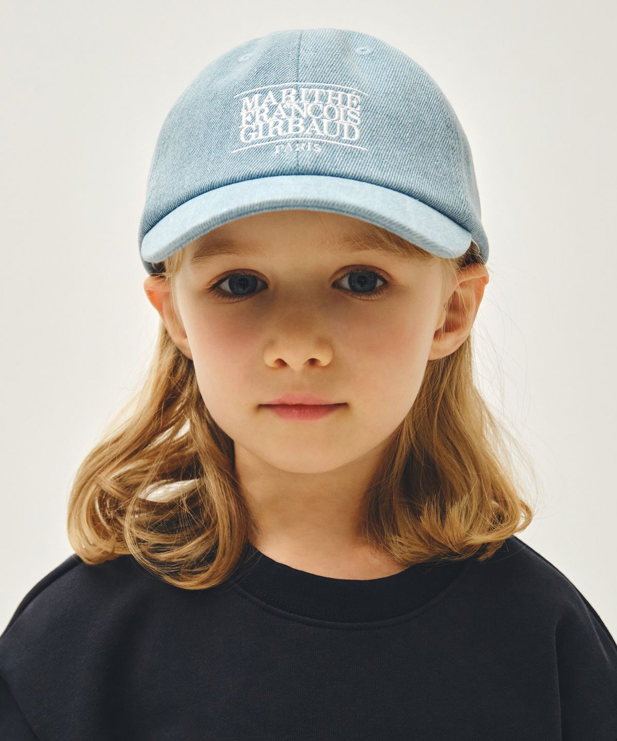마리떼 키즈(MARITHÉ KIDS) KIDS CLASSIC LOGO DENIM BALL CAP light blue