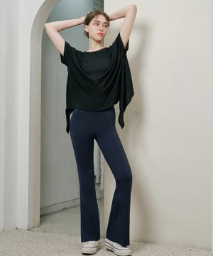 소프트 퍼펙트핏 부츠컷 팬츠 다크네이비 (기본/롱)