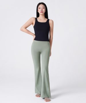 소프트 퍼펙트핏 부츠컷 팬츠 미스티그린 (기본/롱)