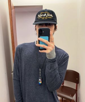 유니버스 뉴이어 워싱 캡_BLACK