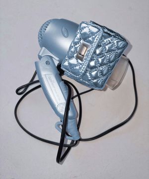 I Coin Purse Metallic Blue