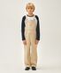 KIDS CARPENTER OVERALL PANTS beige