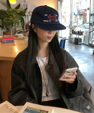 HTG 홀스 워싱 캡_NAVY