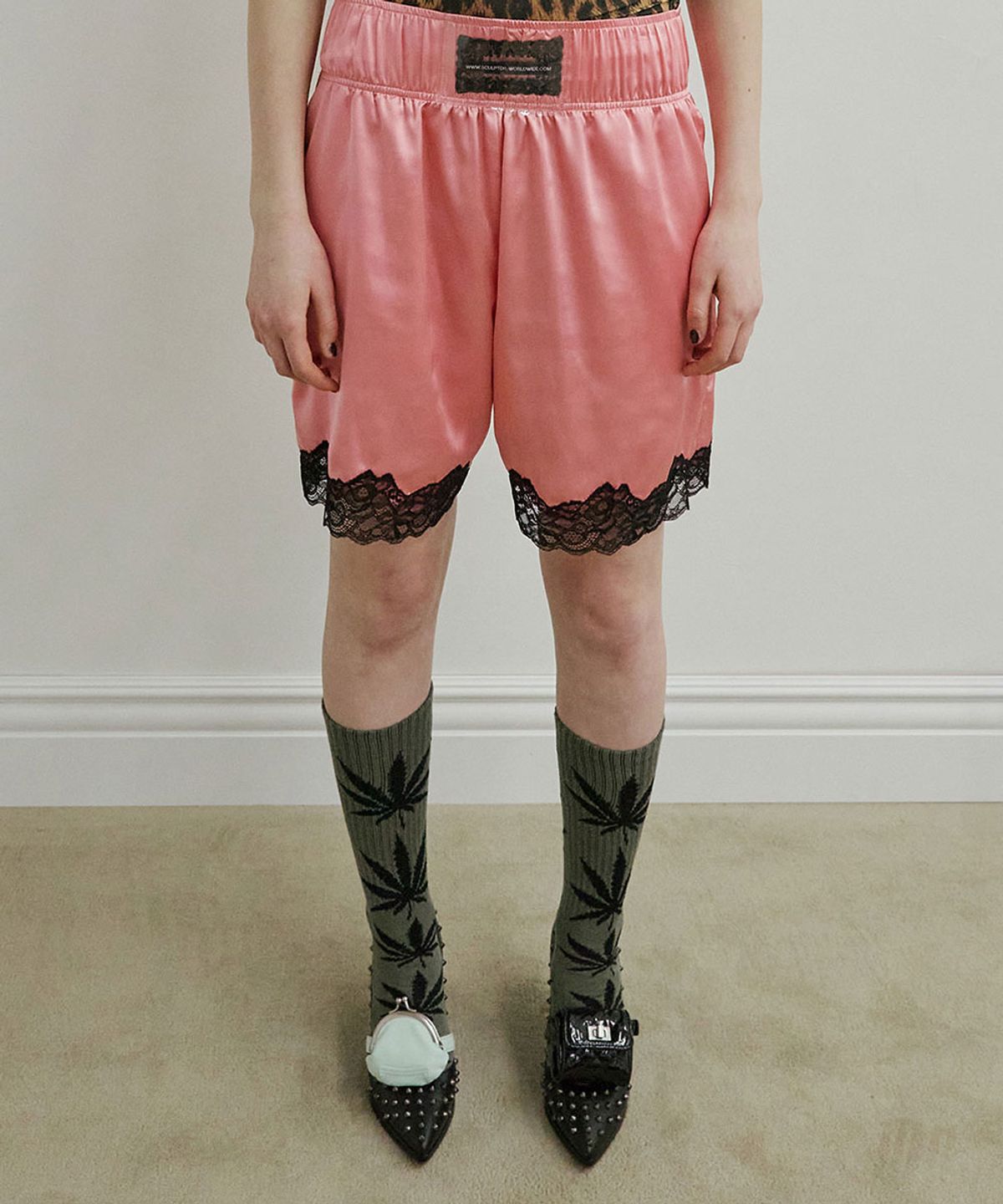 스컬프터(SCULPTOR) Sweet Dreams Boxer Pants Acid Pink