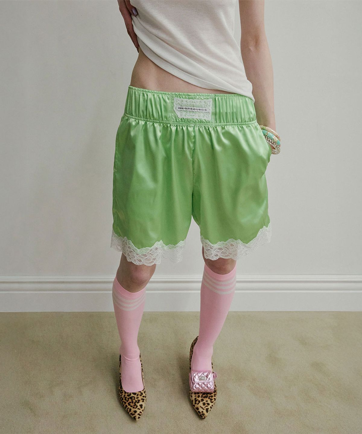 스컬프터(SCULPTOR) Sweet Dreams Boxer Pants Acid Green
