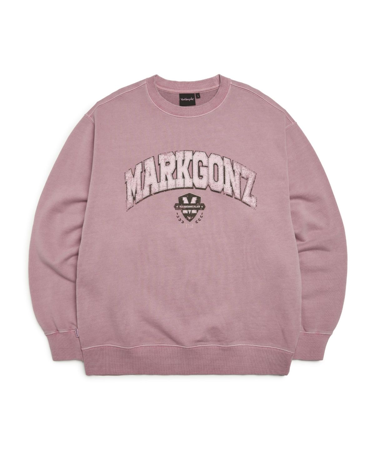 마크곤잘레스(MARK GONZALES) MG 그래픽 피그먼트 스웨트셔츠 - INDI PINK