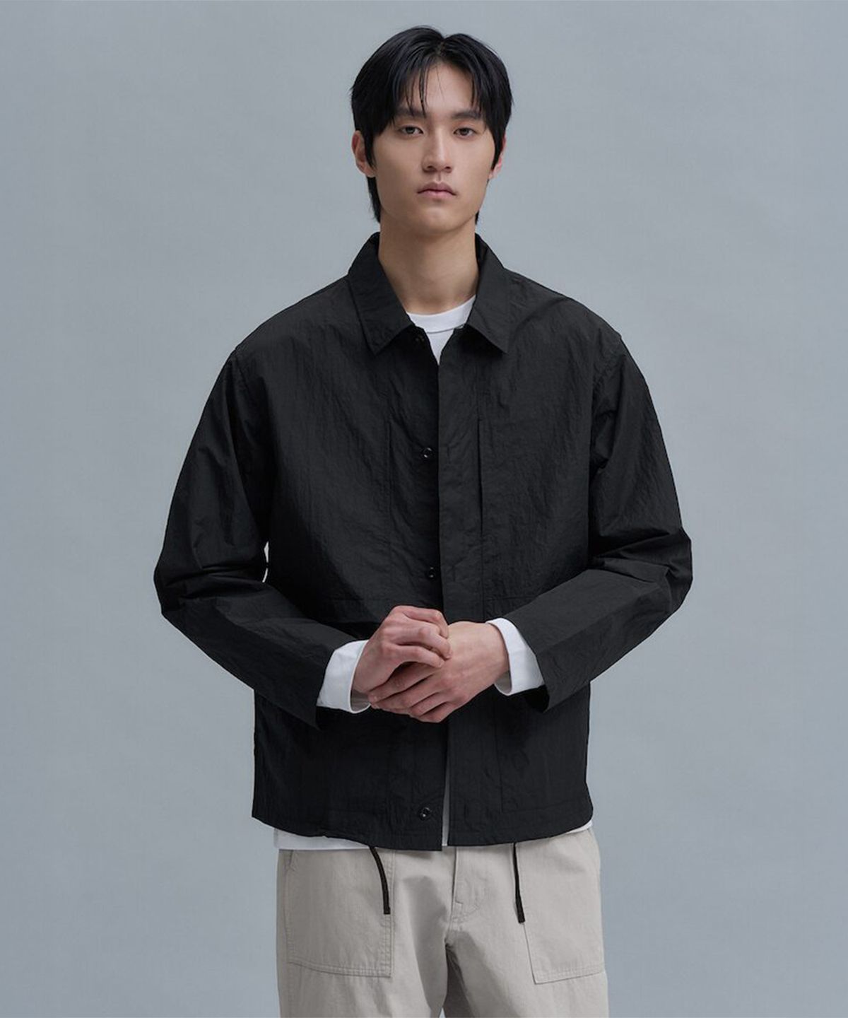 시프트지(SHIFT.G) Light weight Module Shirts  Black