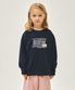 KIDS DOODLE CLASSIC LOGO LONG SLEEVE TEE navy