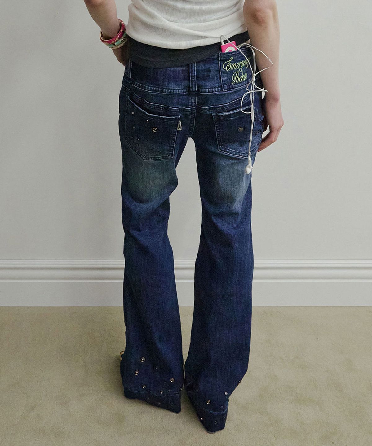 스컬프터(SCULPTOR) DIY Bootcut Denim Mid Blue