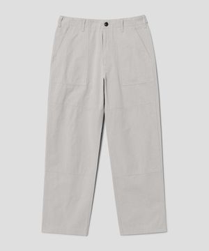 Semi Wide Fatigue Pants  Light Grey