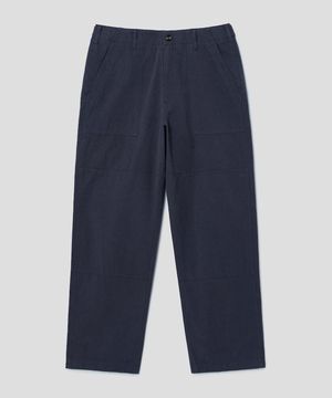Semi Wide Fatigue Pants  Navy