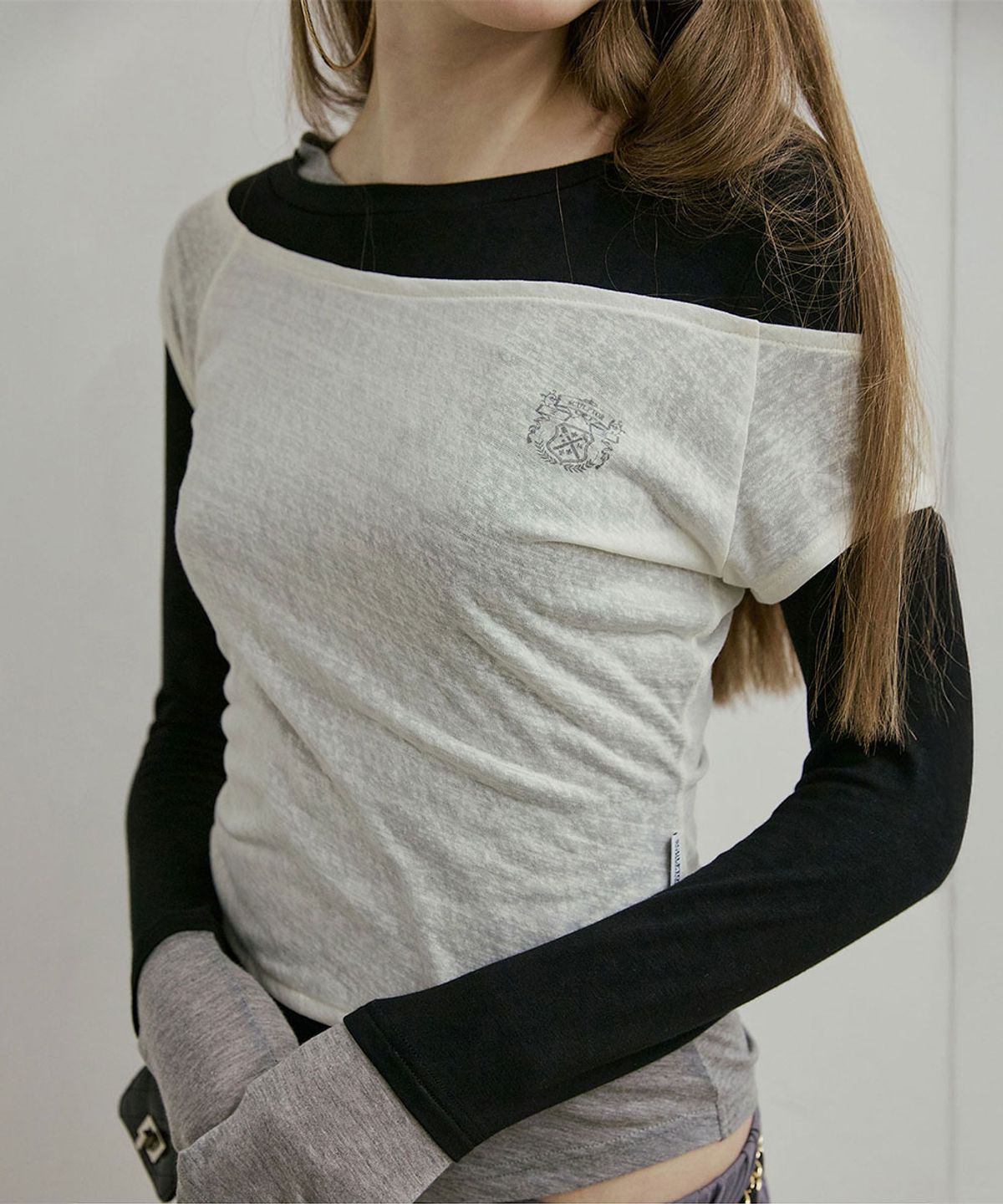 스컬프터(SCULPTOR) Lazy Layered Tee Raw