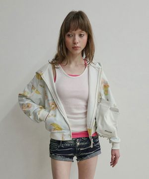 Sweet Dreams Hooded Zip-Up Baby Blue