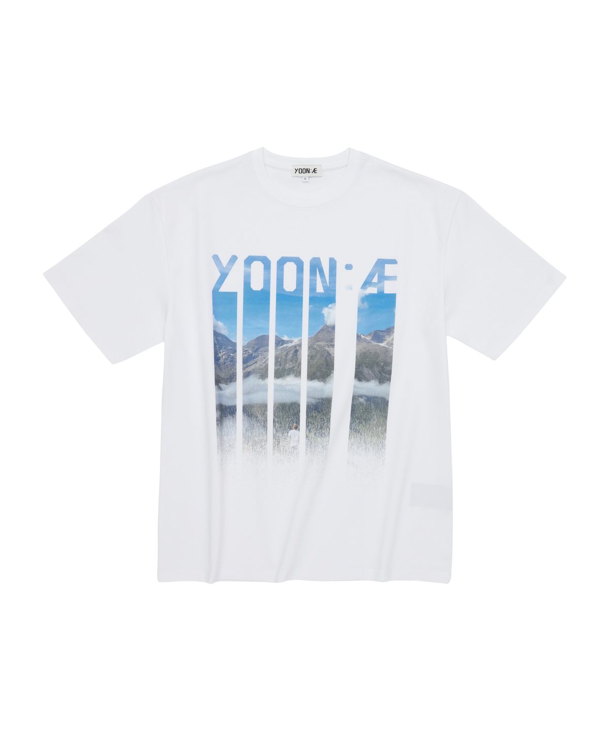 윤 애(YOON AE) Mezzotint Scenery T-Shirt (White)
