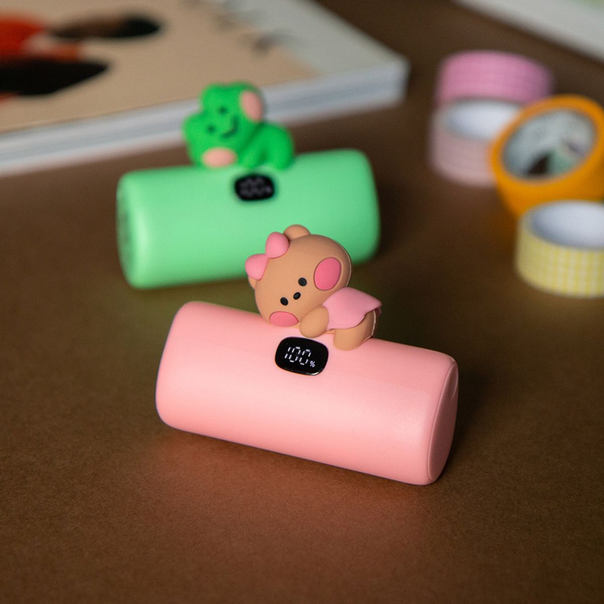 보바(VOVA) 라인프렌즈 미니니 고속충전 도킹형 보조배터리 4800mAh 20W