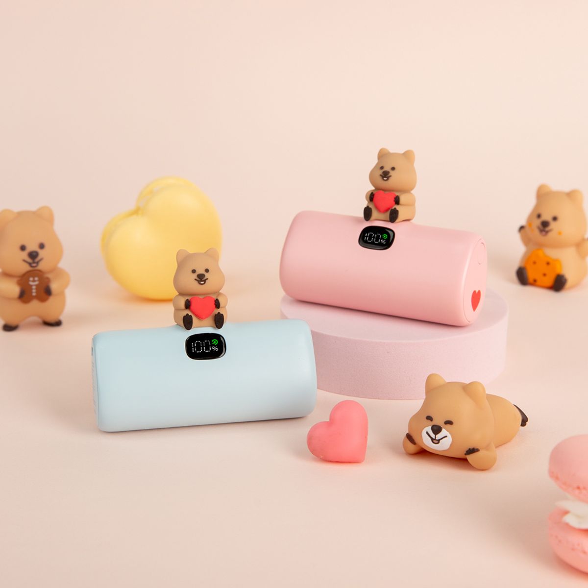 보바(VOVA) 꽃카 고속충전 도킹형 보조배터리 4800mAh 20W