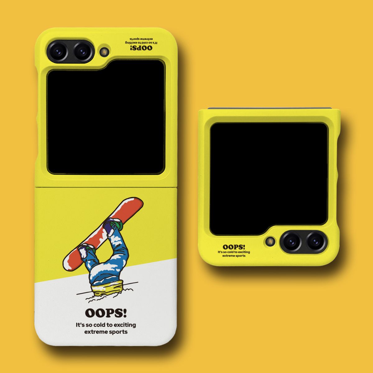 부기우기(BOOGIE WOOGIE) Z플립 슬림하드 케이스 - 미스테이크 옐로우(Mistake Yellow)