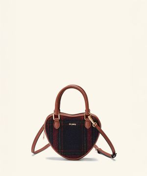 하트 체크 미니 토트 O2FBTT32_118