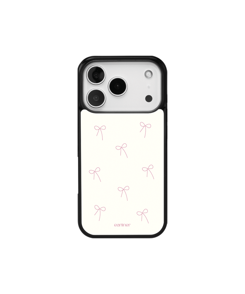 [made] pink ribbon pattern bumper case (+맥세이프 케이스)